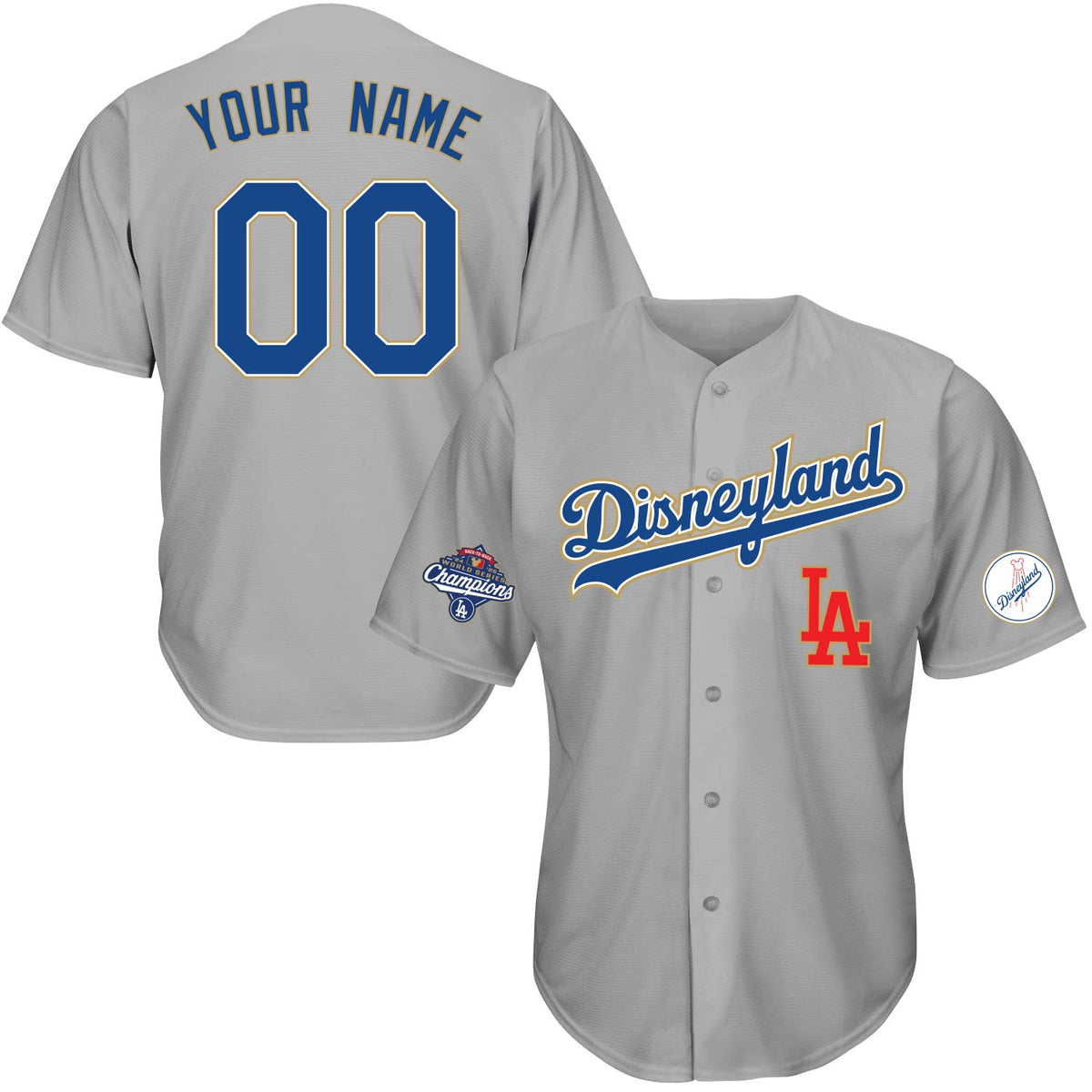 Hometown 2025 Gold Champs LA Baseball Jersey