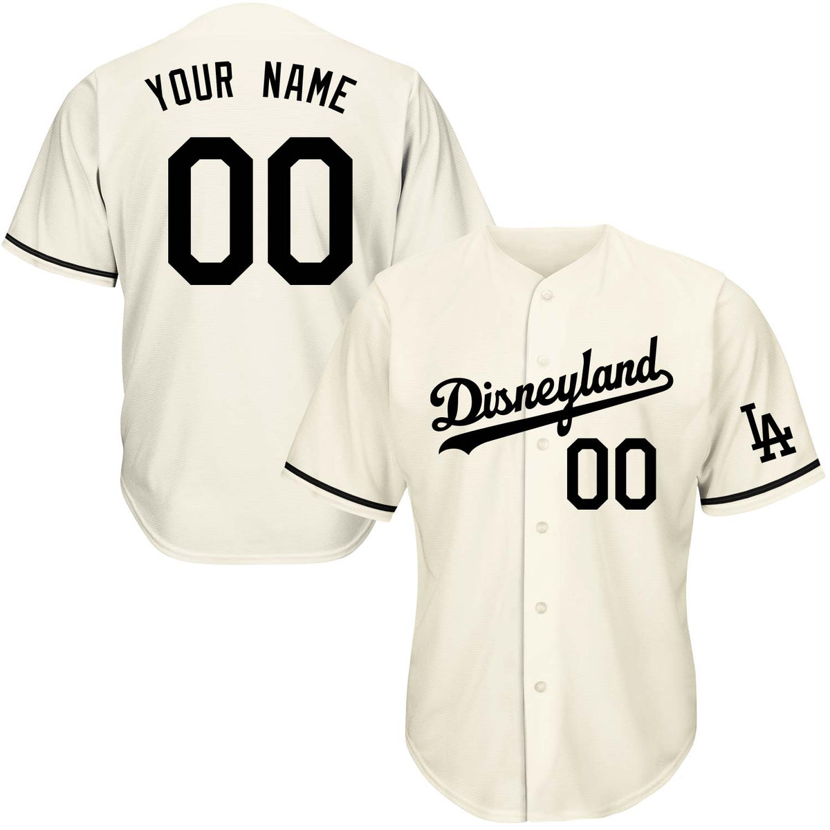 Hometown LA Baseball Jersey - Cream
