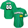 Retro Luigi Baseball Jersey