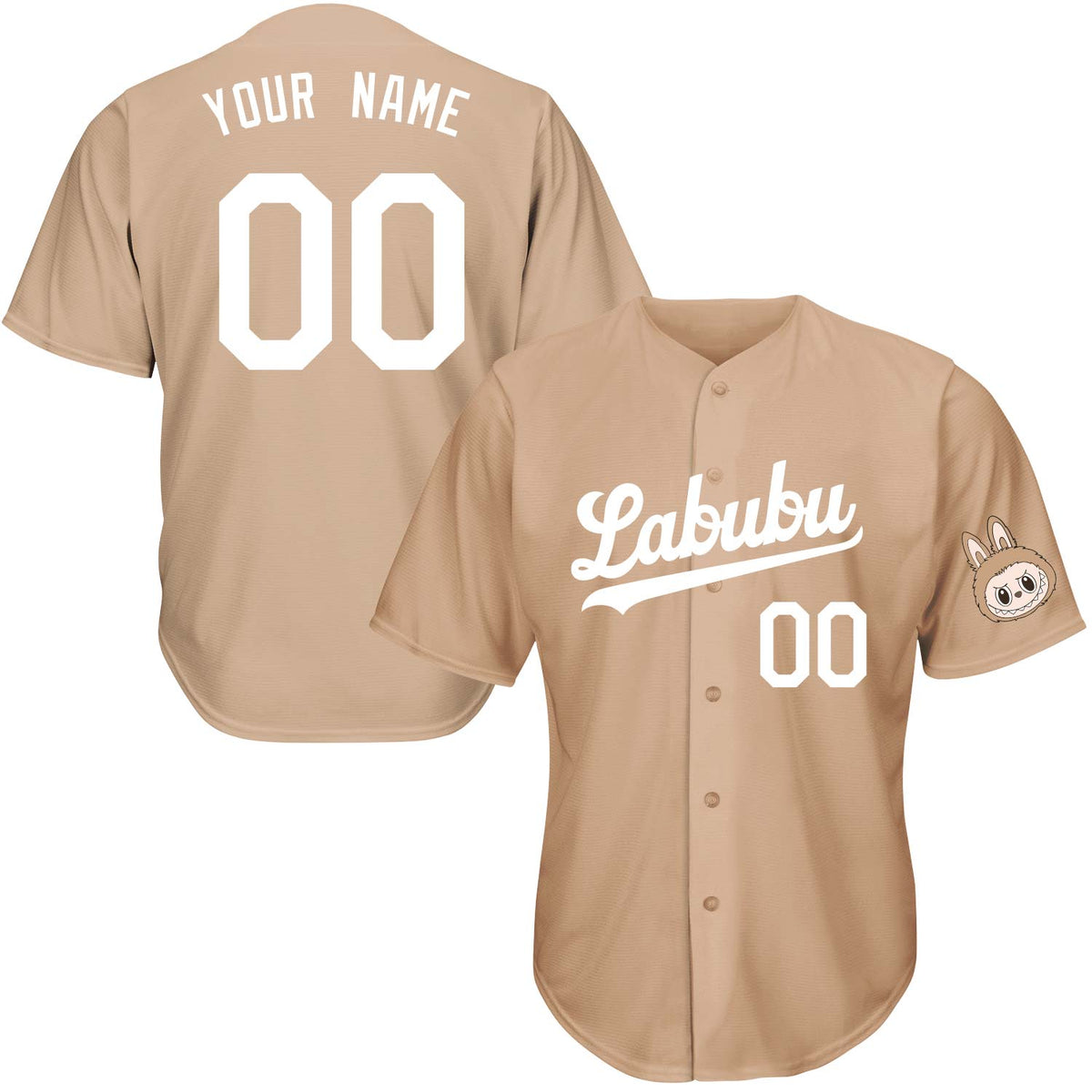 Labubu Baseball Jersey - Toffee Candy