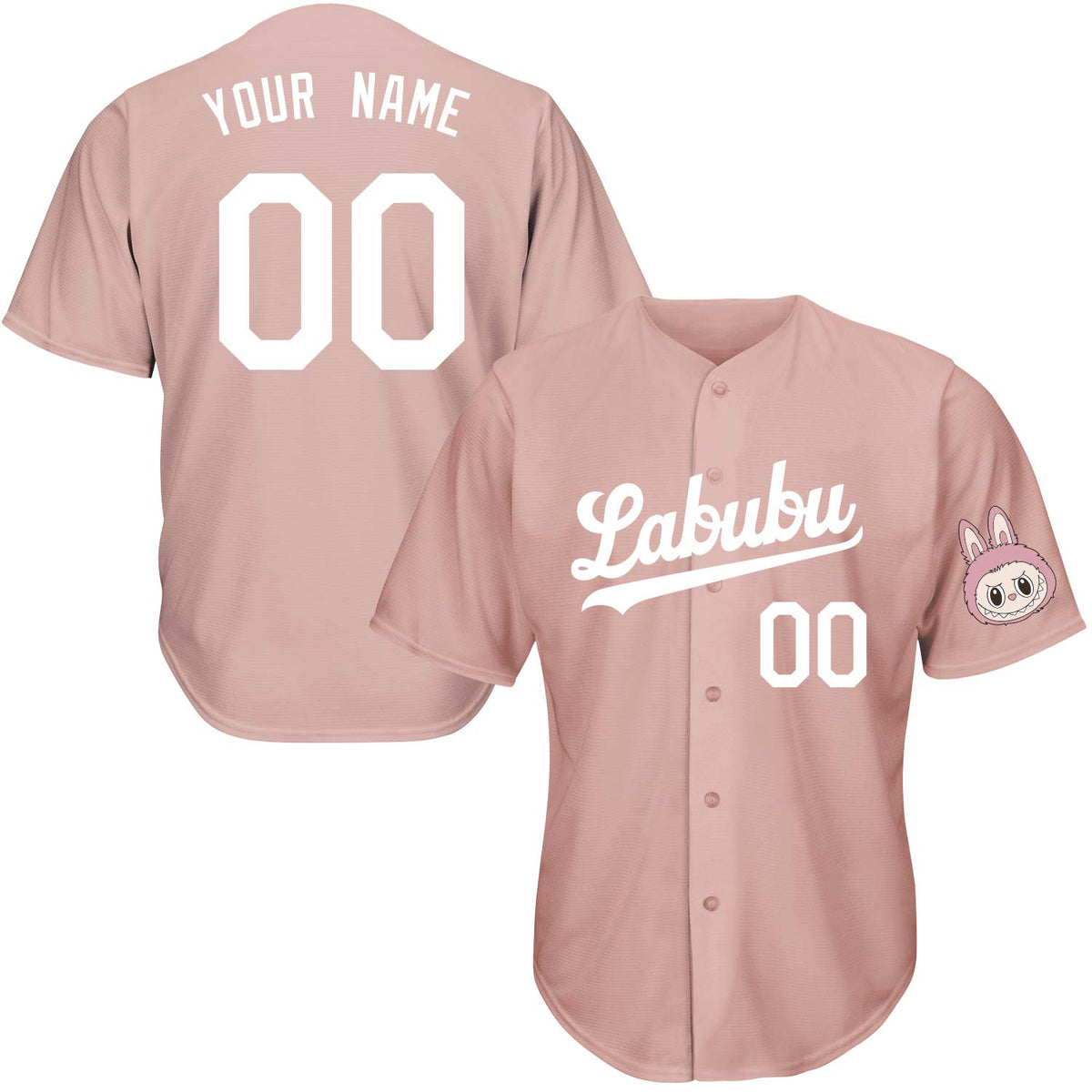 Labubu Baseball Jersey -  Lychee Berry
