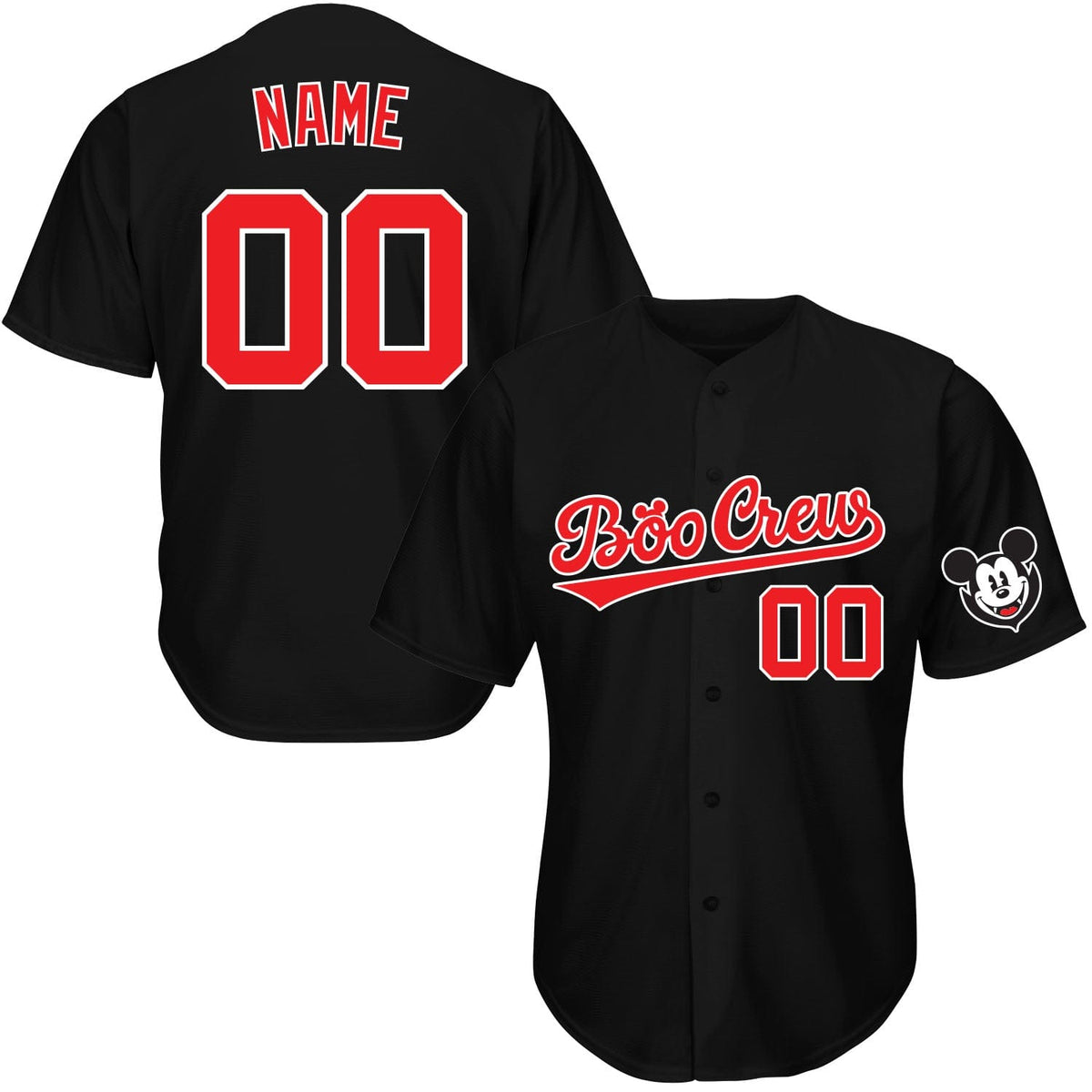 Mouse Dracula Baseball Jersey