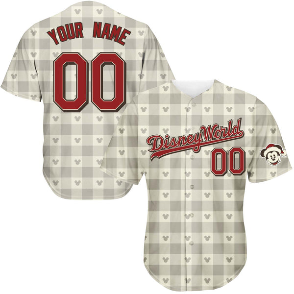 Holiday Neutral Buffalo Plaid- Baseball Jersey