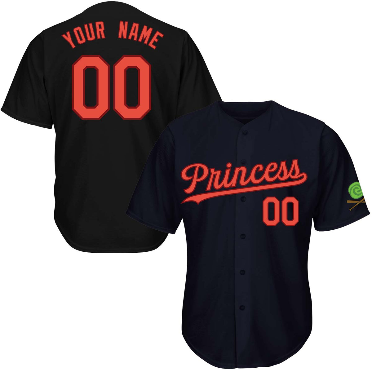 Princess Polynesian Baseball Jersey