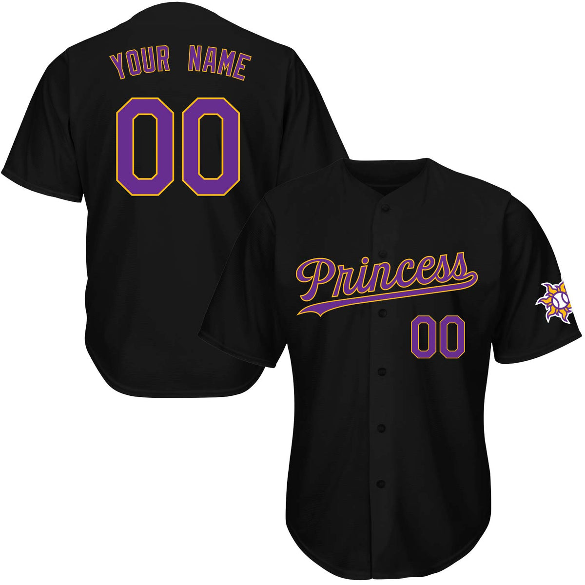 Princess Punzie Baseball Jersey