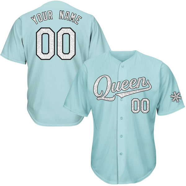Queen Elsa Sparkle Baseball Jersey