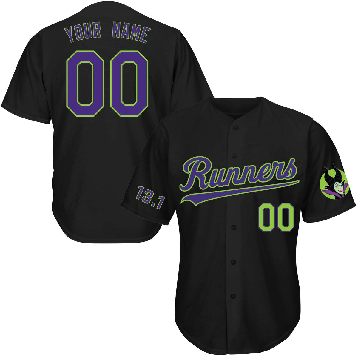 Maleficent Baseball Jersey