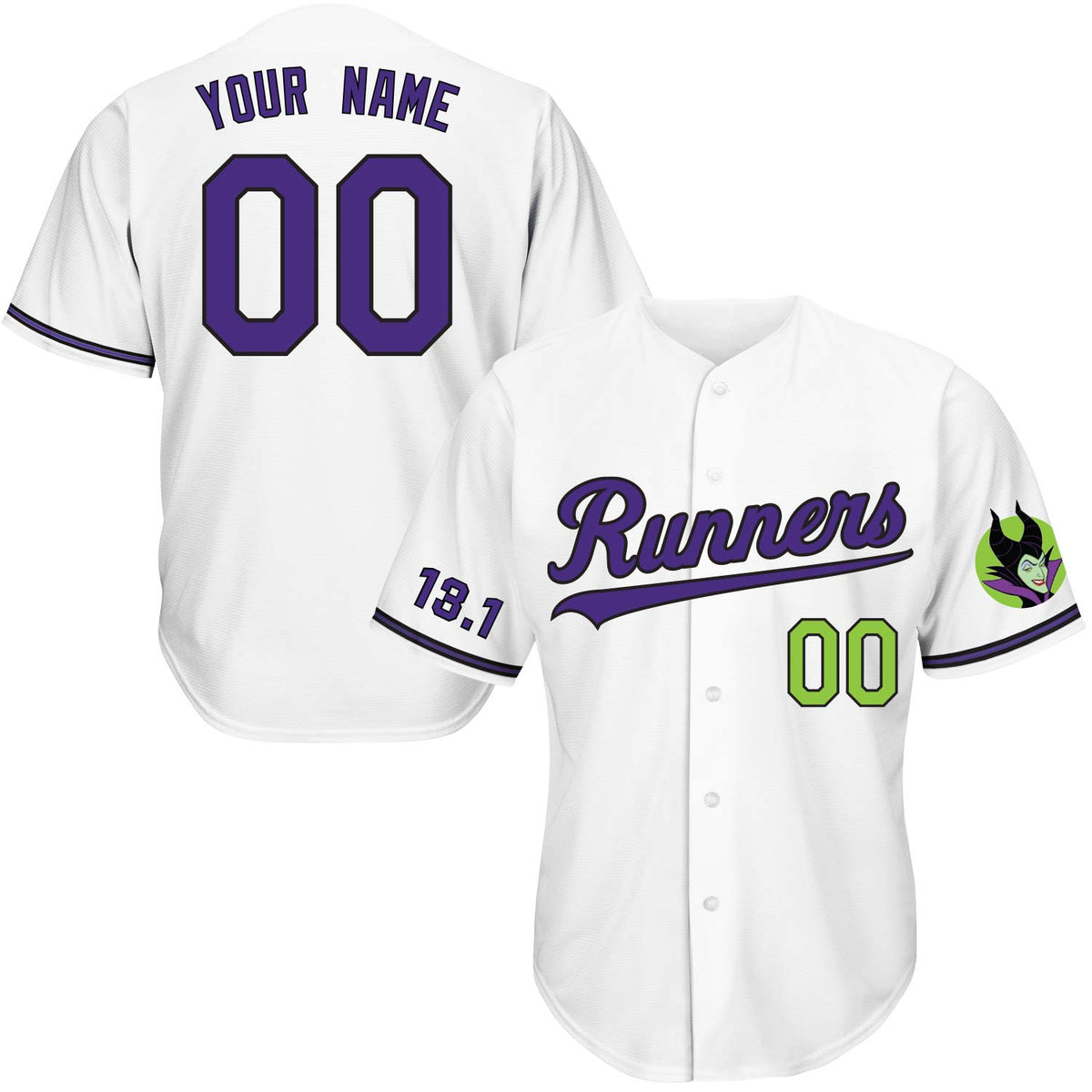 Maleficent Baseball Jersey