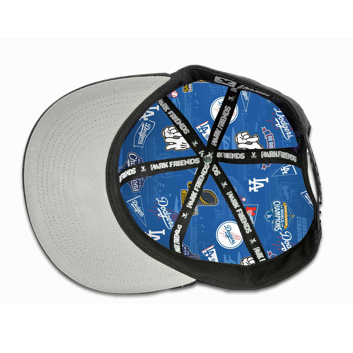 LA Mickey Hands (Blue) - A-Frame Snapback
