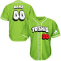 Retro Yoshi Baseball Jersey