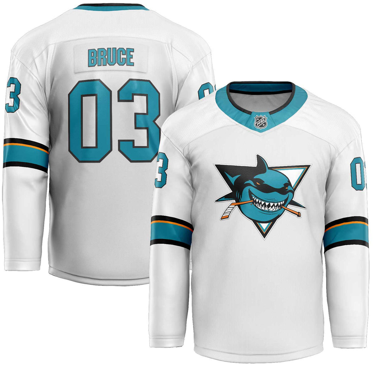 Sharks Bruce Hockey Jersey