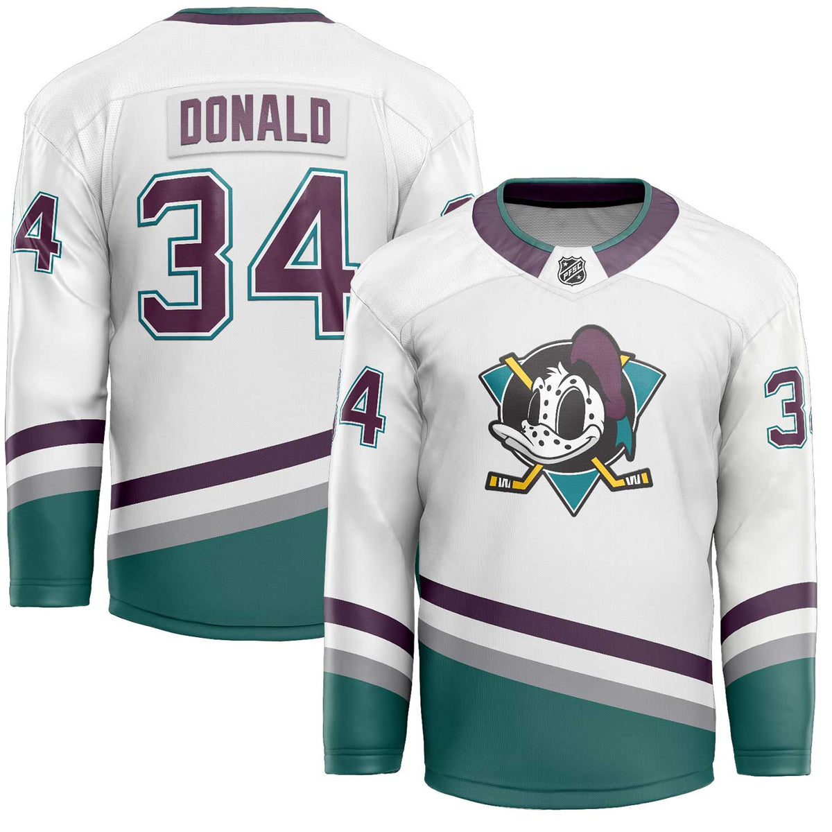 Ducks Throwback Hockey Jersey