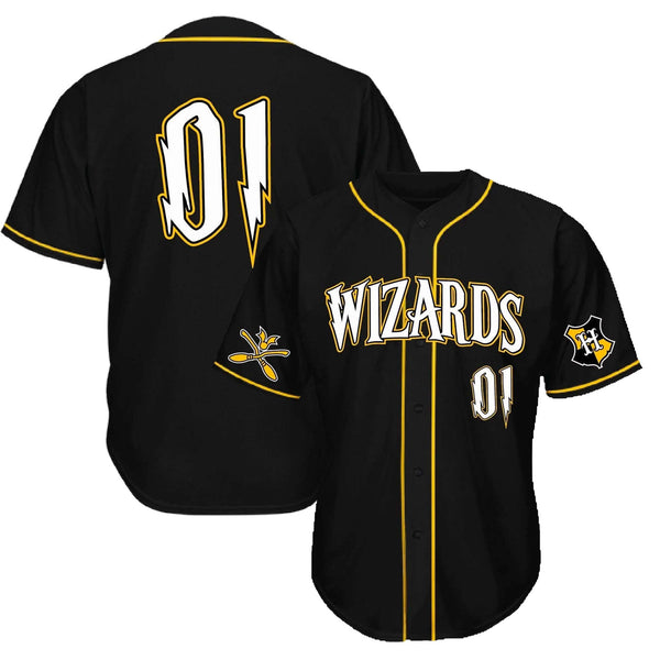 Wizards Yellow House Baseball Jersey